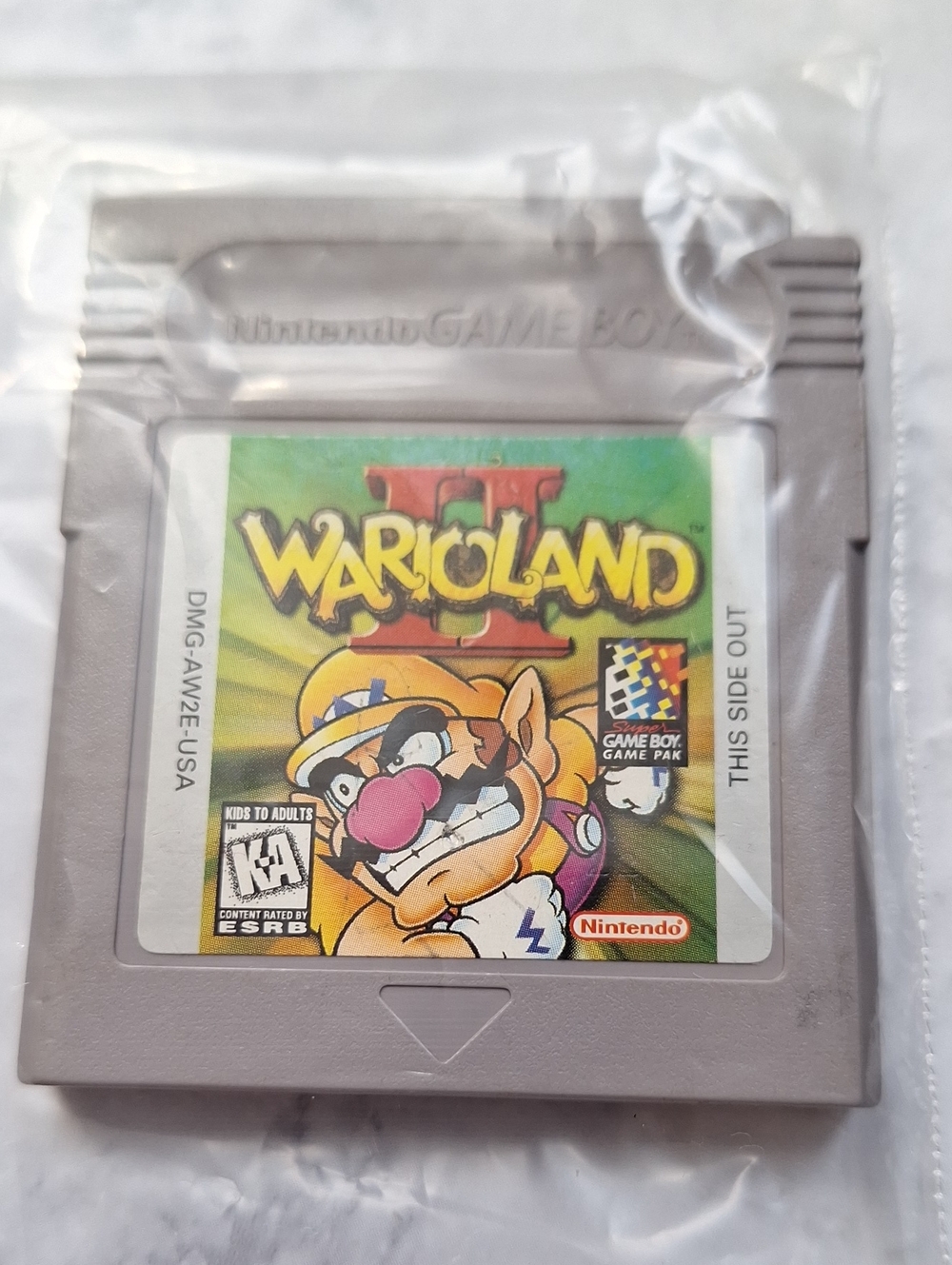 Nintendo Wario Land II Game Boy Game - Gray